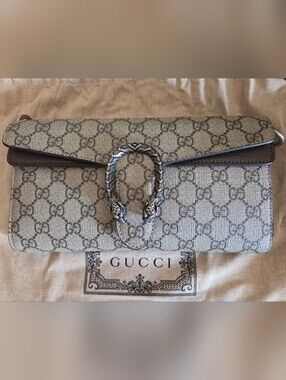 Gucci Dionysus Beige GG Canvas Shoulder Bag